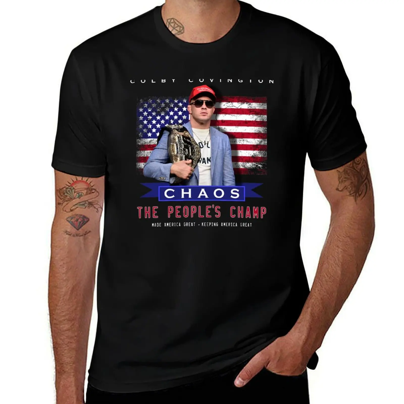 Colby Covington T-Shirt man t shirt designer man t shirts graphic cotton t shirts man 100% T-Shirt