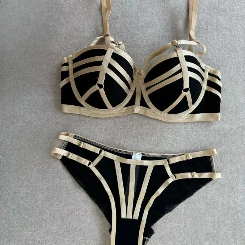 Sinnliches Dessous-Bralette-Set 32-38 AB Mujer Ohne Bügel Push-Up für Kleine Oberweite Spitze Sommer Neuer Stil Kostenloser Versand MOYISU
