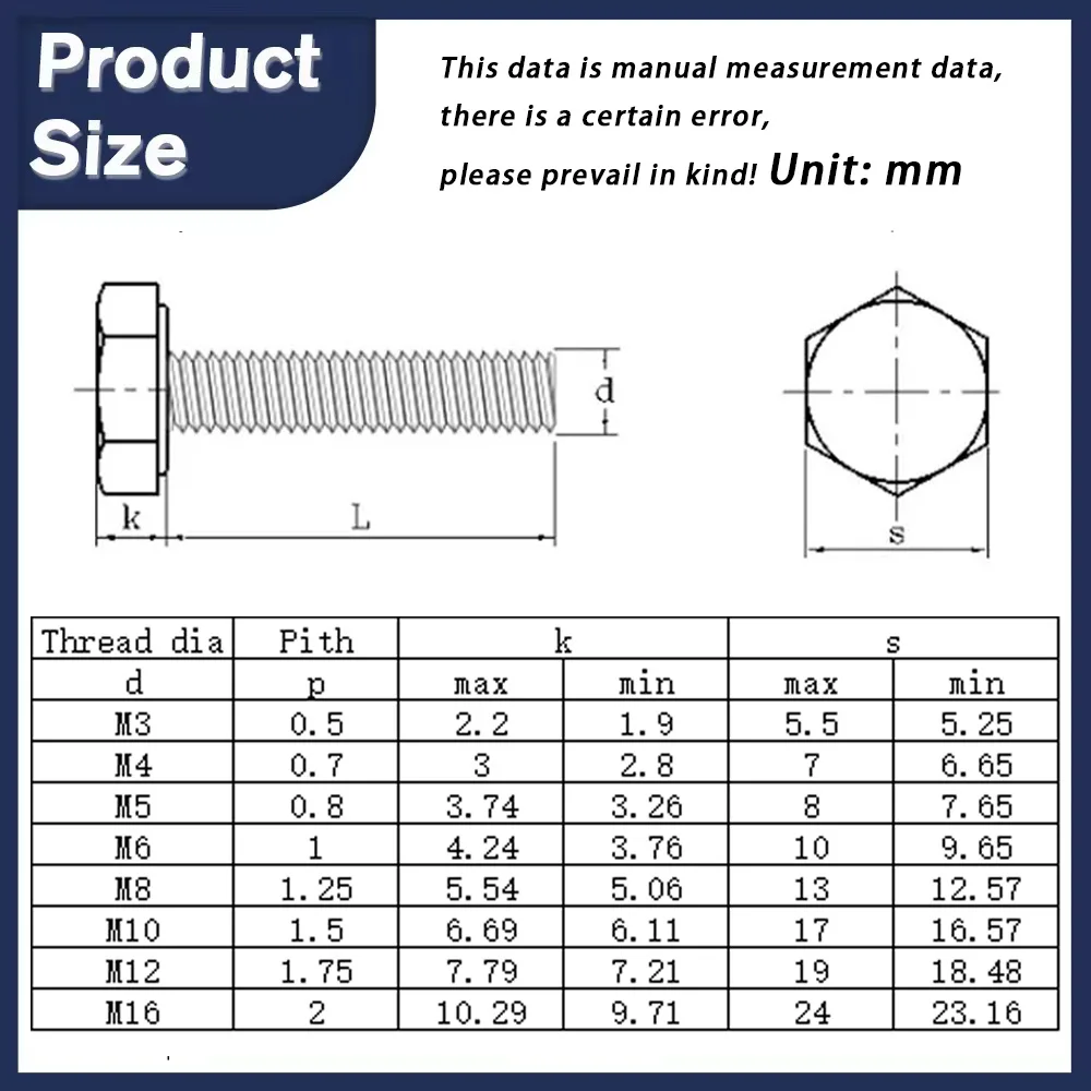 M4 M5 M6 M8 M10 M12 Copper Outer Hexagonal Screw Copper DIN933 Hexagonal Flat Head Bolt for Furniture Household Appliances