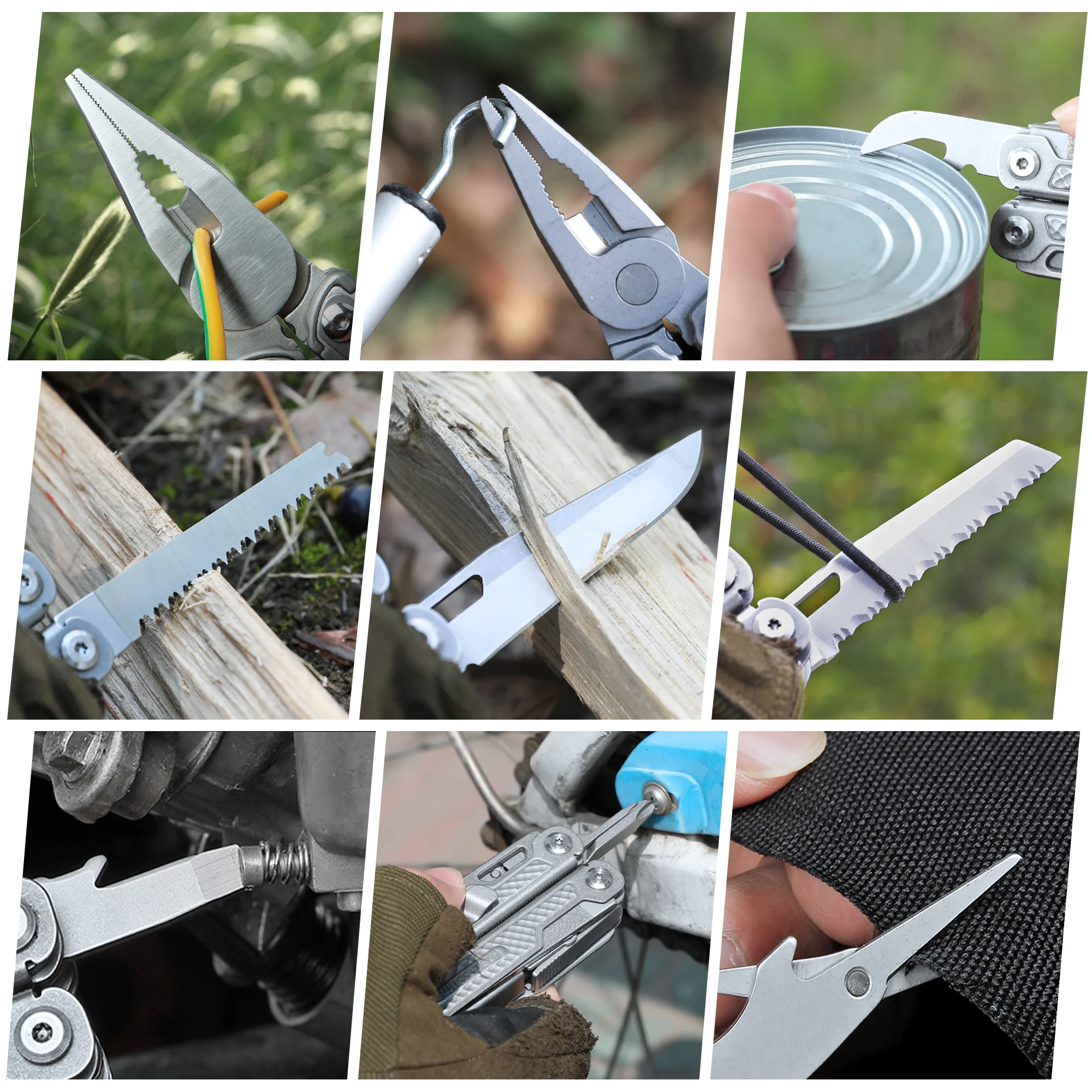 SWISS TECH 17 in 1 Multi Plier Folding Plier Wire Stripper Outdoor Camping Multitool Pocket Mini Portable New Arrival Pliers