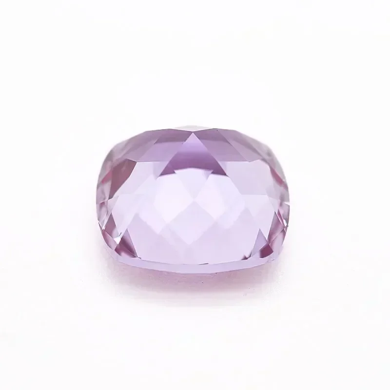 Lab Grown Square Cushion Shape Alexandrite Stone Purple Color Charms Selectable AGL Certificate for Diy Jewelry Making Materials