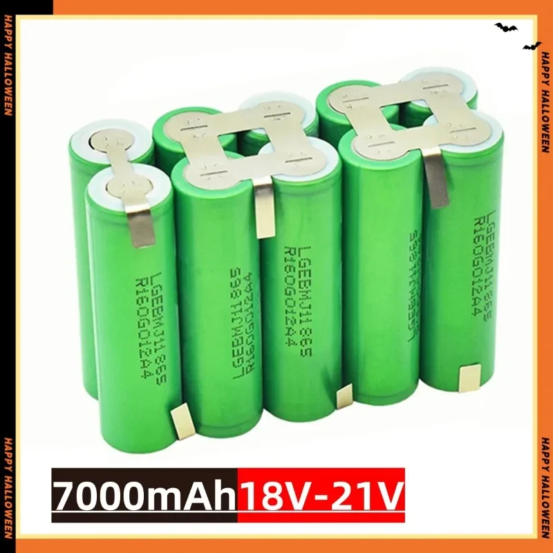 Originální baterie 18650 MJ1 3500 mAh 20 A vybíjecí proud 3S 4S 5S 6S 7,4 V 12,6 V 14,8 V 18 V 25,2 V šroubováková baterie - náhled 2