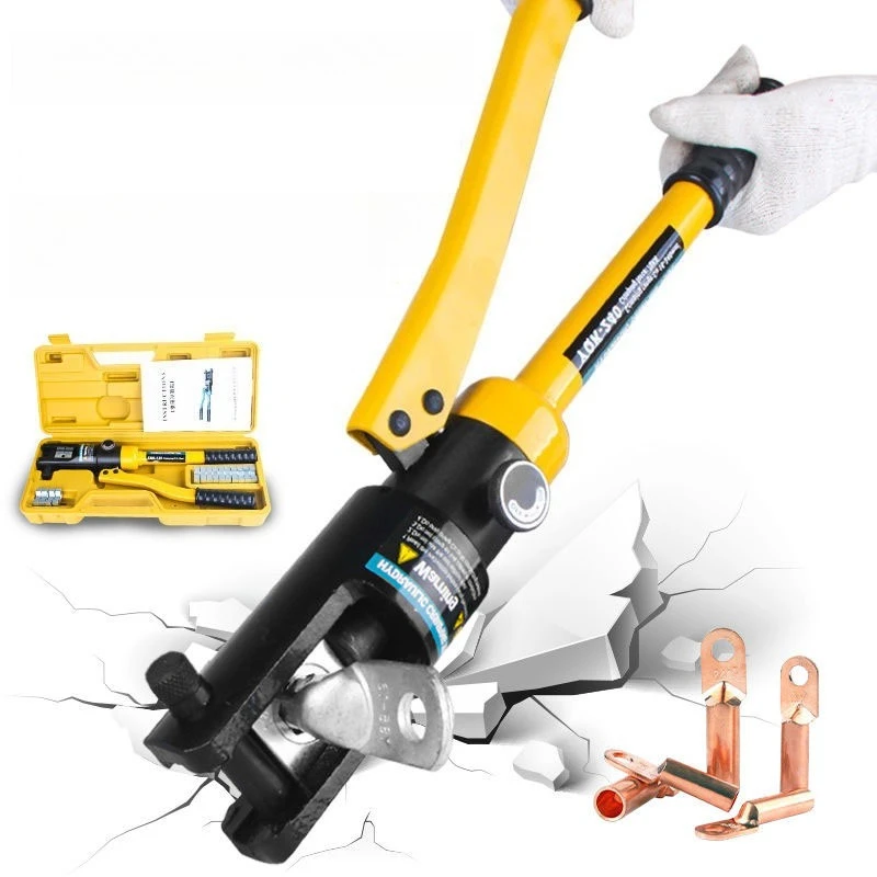 Hydraulic Crimping Tool YQK-70/120 Crimping Range 10-300mm² Copper and Aluminum Terminal Compression Tool Wire Rope Crimper