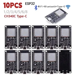 1-10pcs ESP32-32 ESP32-32D Development Board WiFi+Bluetooth-compatible TYPE-C ESP32 30Pin ESP32 Nodemcu Development Module