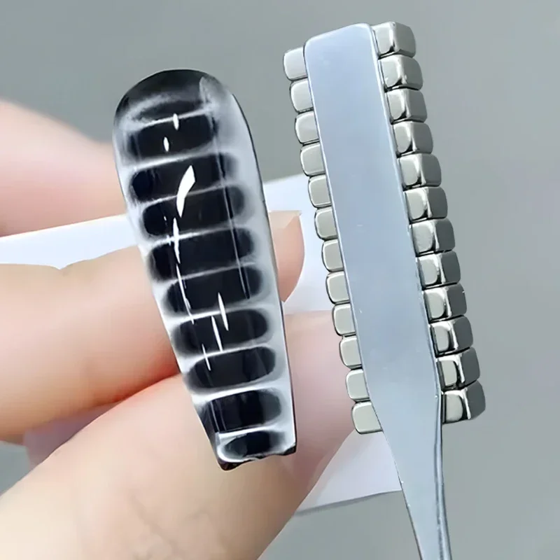 Strong Crocodile Pattern Cat Eye Magnet, Nail Art Magnetic Tool for Crocodile Effect, Powerful Manicure Magnet for Gel Polish