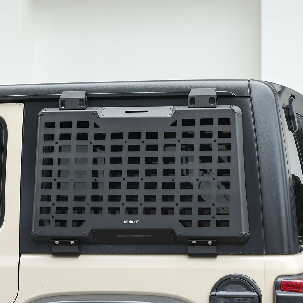 4x4 Aluminum Car Side Window Expansion Panel For Jeep Wrangler JL 2018+ Offroad Car Accessories