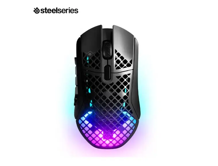 mouse sem fio para jogos para steelseries aerox leve programacao de 18 teclas protecao ip54 89g 01