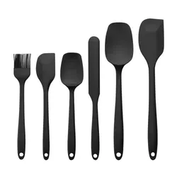 All-in-one Silicone Scraper Brush Spatula 6-piece Silicone Baking Kit Baking Tools