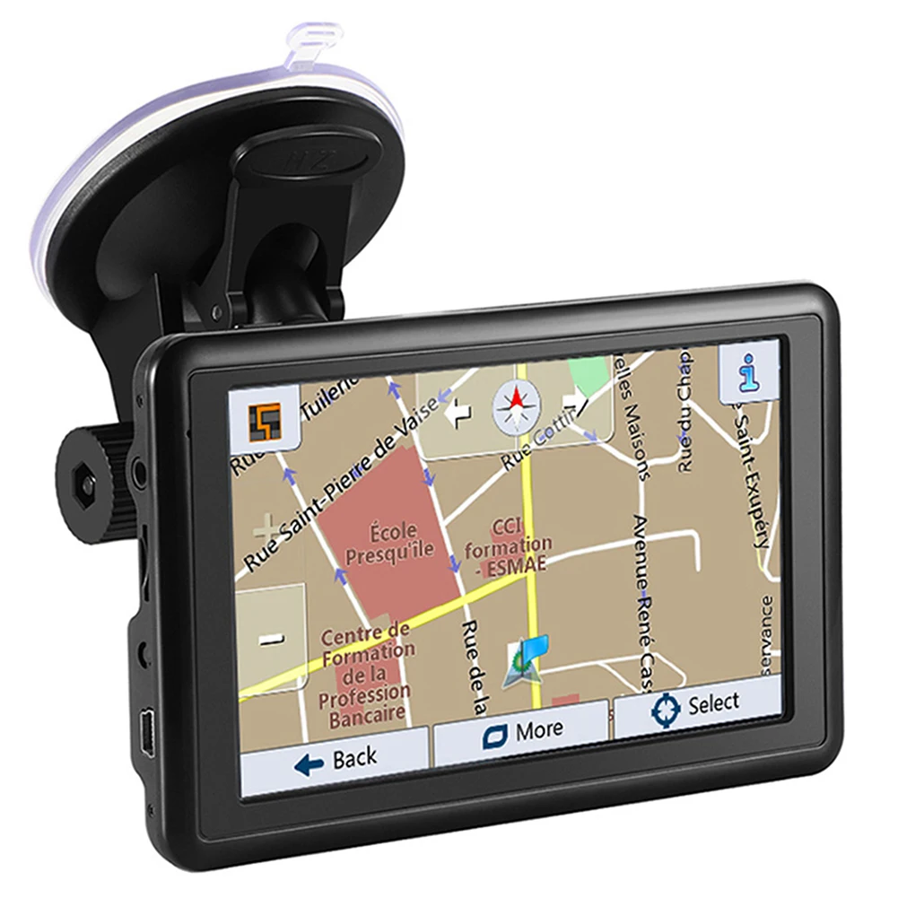 

Multifunctional 5 inch GPS Navigation 4GB TFT Touch Screen HD GPS Device Maps Portable Automobile Car FM Satellite