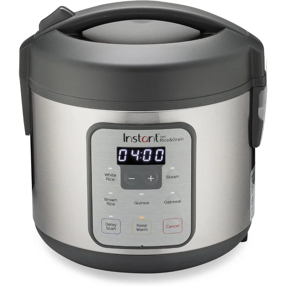 

Zest 8 Cup One Touch Rice Cooker, From the Makers of , Steamer, Cooks Rice, Grains, Quinoa and Oatmeal, 8-cup cooked/4-cup unco