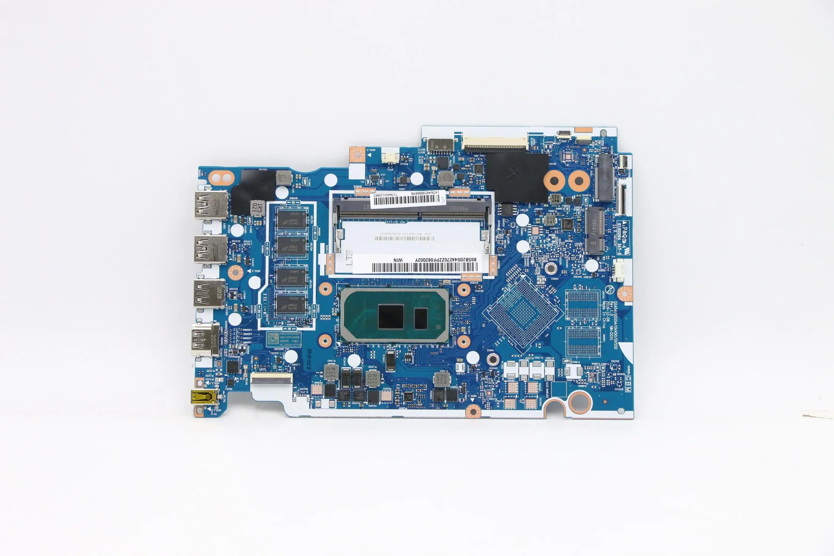 NM-D031 Mainboard For Lenovo ideapad 3-15IIL05 Laptop Motherboard with i3 i5 i7 CPU  4G-RAM 100% TEST OK