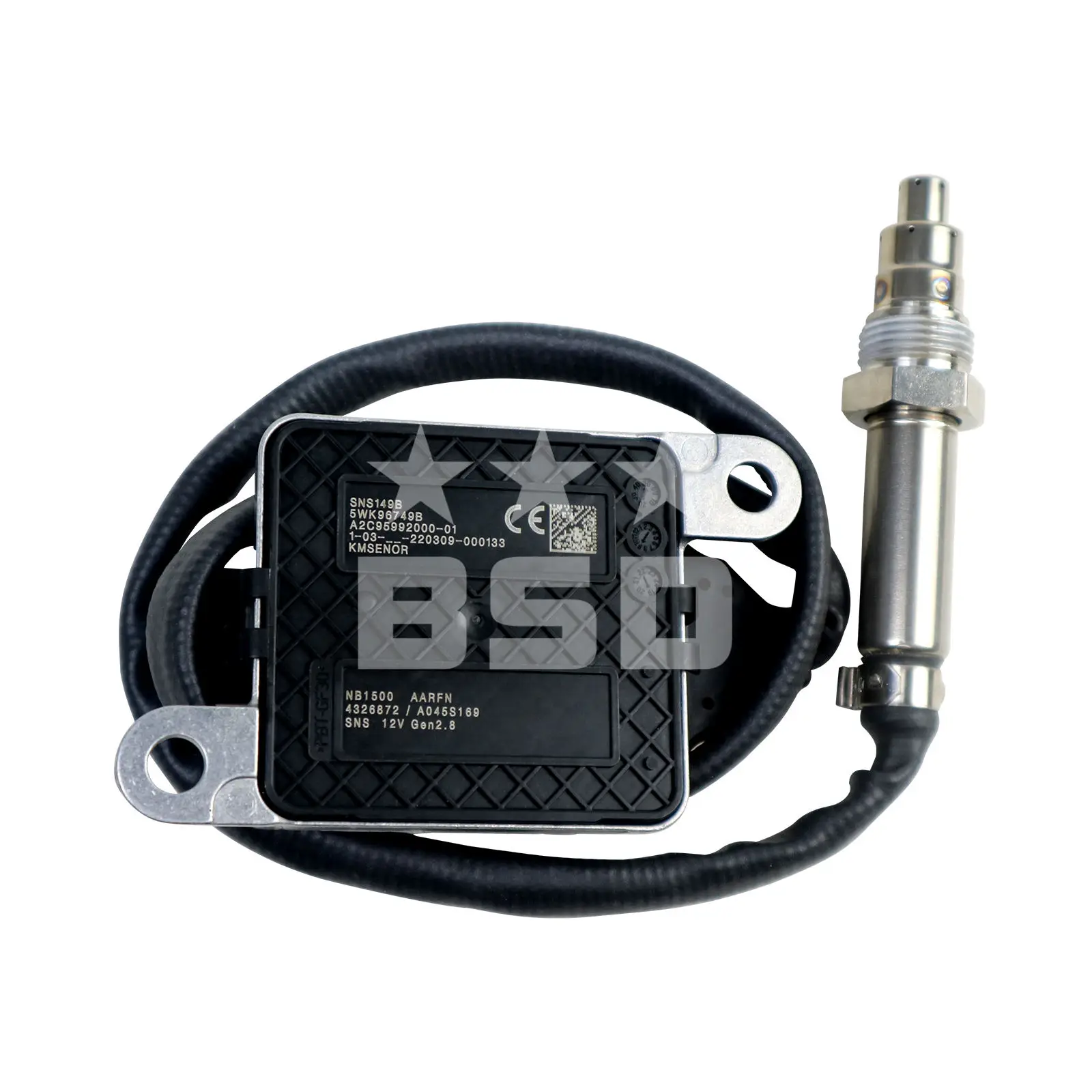 Auto Sensor 12V Nitrogen Oxygen Sensor 5WK9 6749B,4326872 For Cummins ISB ISX Engine (1) Piece/Lot