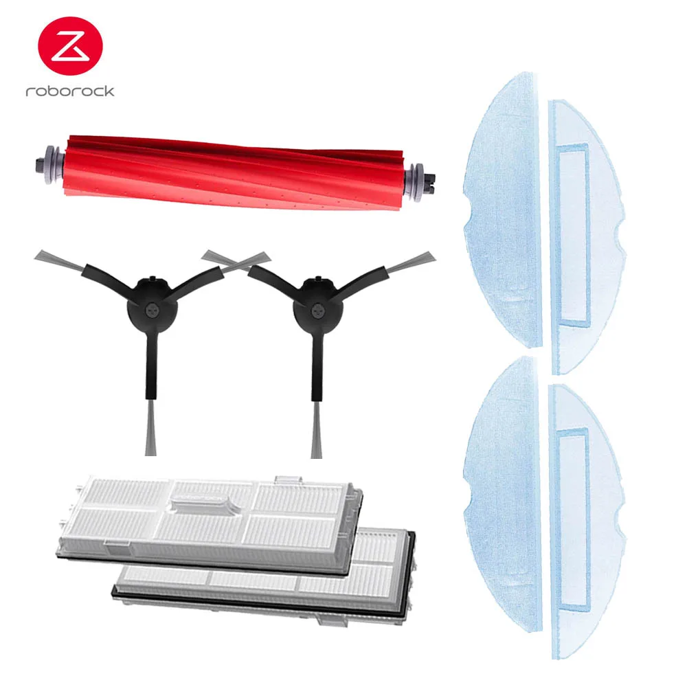 Originele Roborock S7 Accessoire Dweil Wasbaar Filter Zijborstel Stofzak Rol Hoofdborstel Voor S7 + Robotstofzuiger Reserveonderdelen