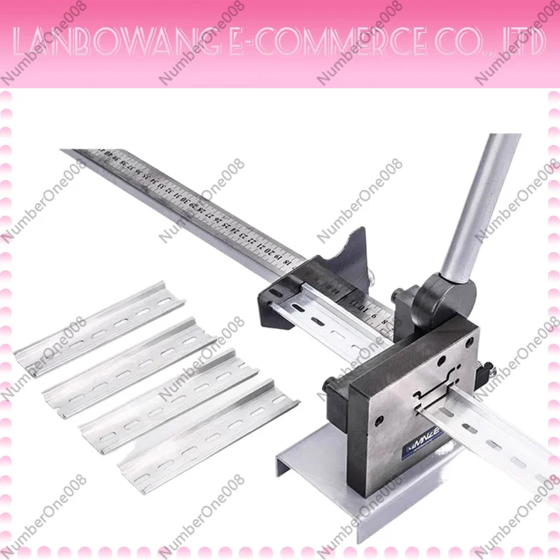 C45 Multifuntional Din Rail Cutter Din Rail Cutting Tool Easy Cut With Measure Gauge Double wire guide cutting machine