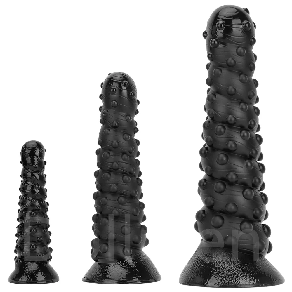 Realistic Black Dildo Anal Dildo Butt Plug Dildos Long Thick Anal Beads Anal Plug Huge Giant Dildo Large Thick Dildo For Couple