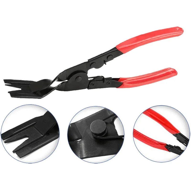 Plastic Light Opener Depress Remover Car Removal Pliers Van Door Panel Fascia Dash Car Radio Removal Tool