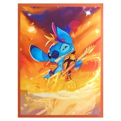 Lorcana Stitch Card Sleeves Standard Size Trading Card Protectors Transparent Playing Games Protector Cards Folder Case 66x91mm