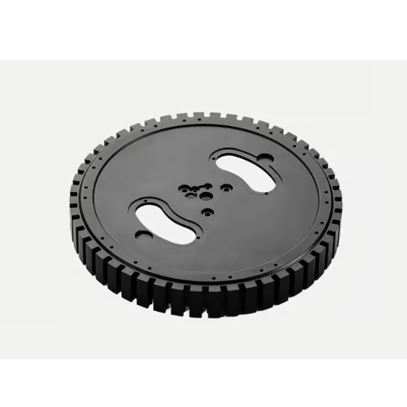 

Custom CNC Machining Blackened Carbon Steel Precision End Gear Disc Precision CNC Milling and Turning Processing Service