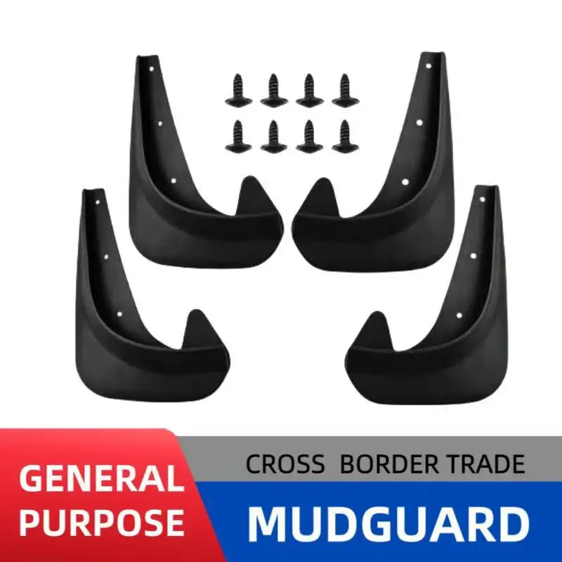 For Most Cars Universal Small Mud Flaps 4 Piece Set Comes With Full Installation Kit And All Mounting Hardware For Easy DIY Fit