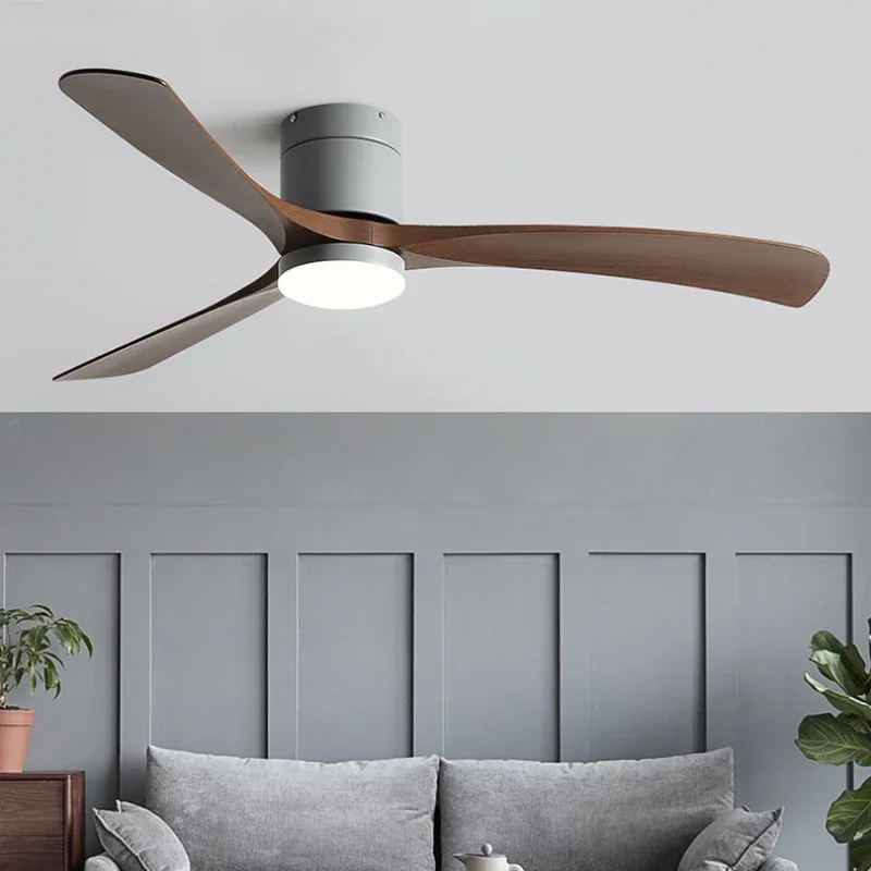 Modern Bedroom Dining Room With Integrated Light And Fan Pendant Light Household Silent Simple And Intelligent Fan Pendant Lghts