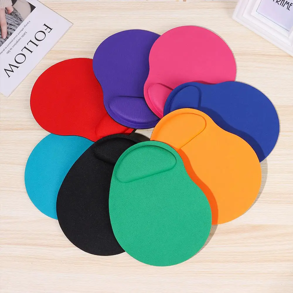 Alas Mouse Pad Ergonomis Anti Selip dengan Bantalan Pergelangan Tangan Spons untuk PC Laptop