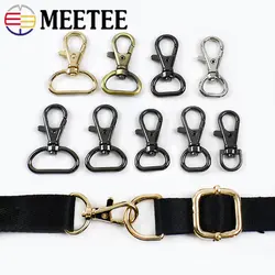 30Pcs 10-25mm Metal Buckles Bag Strap Spring Lobster Clasp Keychain Dog Collar Swivel Trigger Clips Hook Buckle DIY Accessories