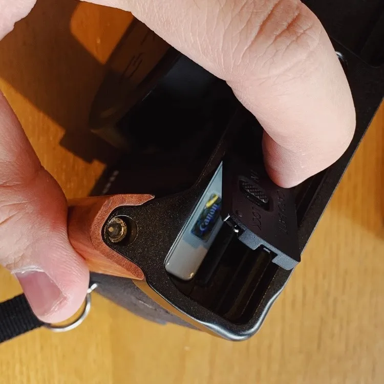 2025 خشبية L قوس ترايبود الإفراج السريع لوحة قاعدة قبضة مقبض لكانون G7XM3 G7X G7X2 G7X3 Arca-السويسرية RRS ملحق