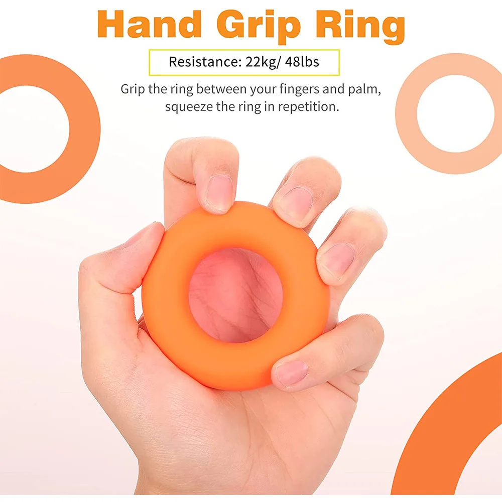 Therapy Kit Finger Exercisers and Hand Strengtheners Grip Dexterity Supports Injury and Recovery Stress Relief Kids and Adults