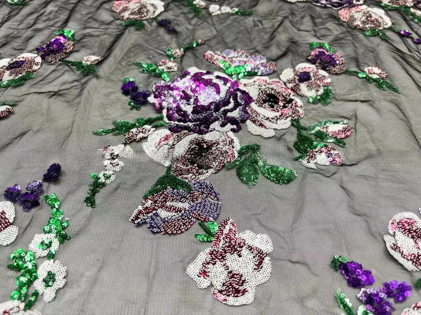 Французская шифоновая кружевная ткань, высококачественное африканское кружево с вышивкой блестками, роскошная нигерийская кружевная ткань с бисером