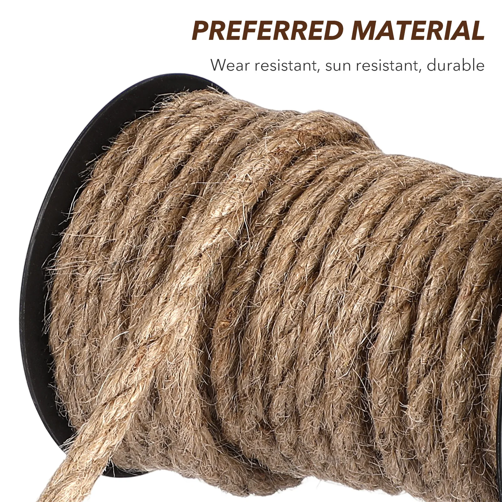 2 Rolls 8Mm Jute Tw…