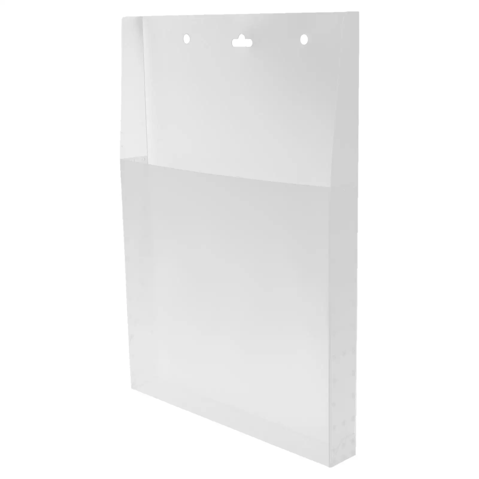 

2Pcs WallMounted File Box 24*33*1CM Lightweight Hanging Folder Organizer WallFileHolder OfficeSchool Files Letters Magazines