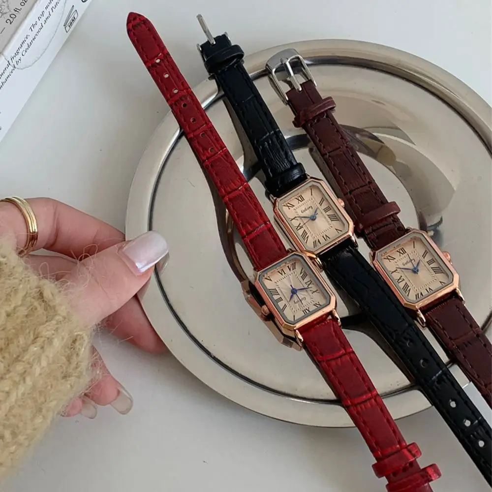 Elegant Women's Quartz Watch Exquisite Portable Women's Wrist Watch Decorative Waterproof Ladies Business Watches