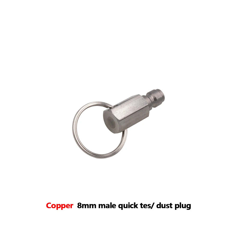 HPA GAS Foster Quick Disconnect AIR CO2 QC02 M10 NPT BSP G1/8" Füllnippel Stecker/Buchse Adapter Kopplerstecker 8mm