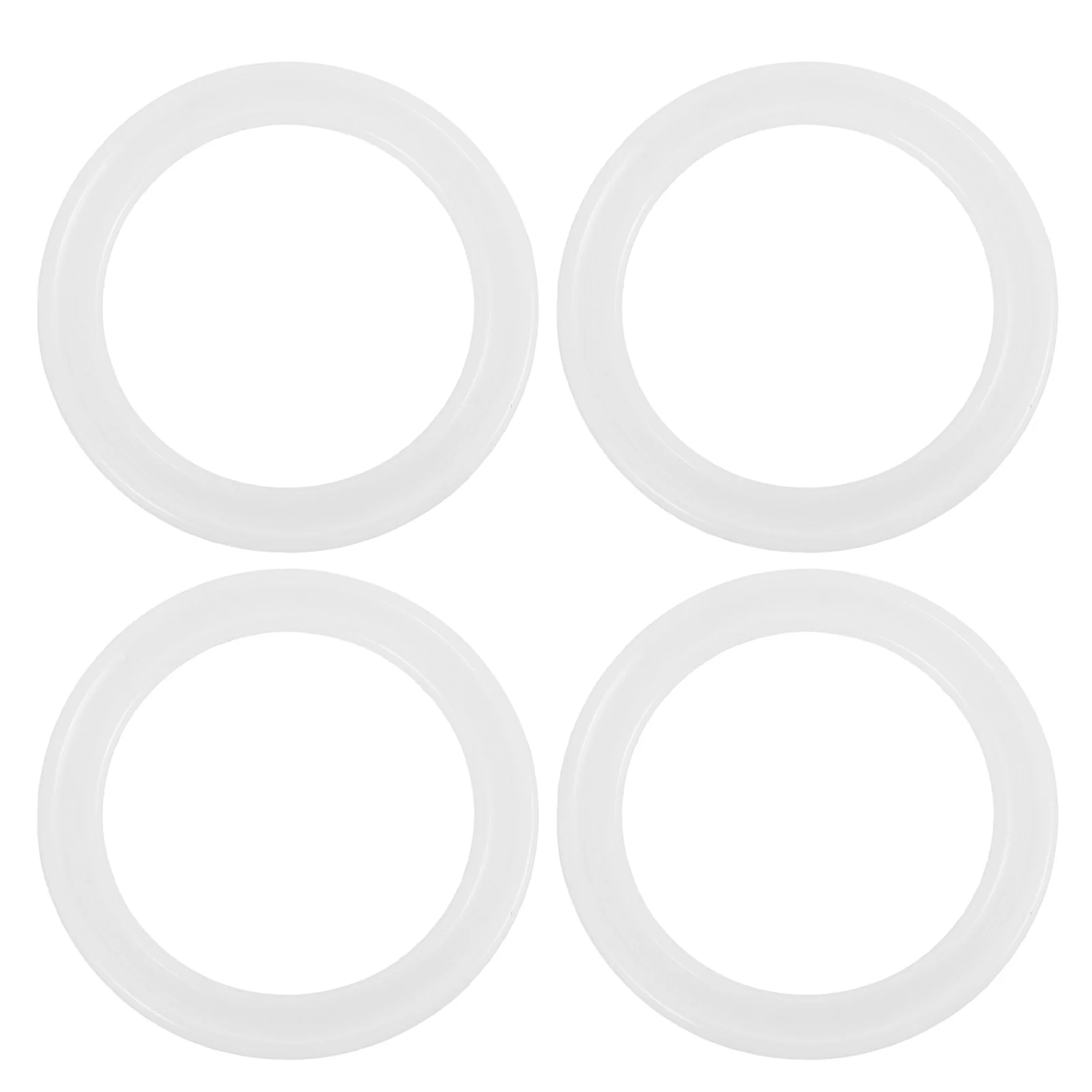 4 Buah Segel Silikon Tahan Lama untuk Tutup Terisolasi Kedap Udara Anti Bocor Pengganti Botol Teh Susu Gasket Tutup Cincin Segel Botol Silikon