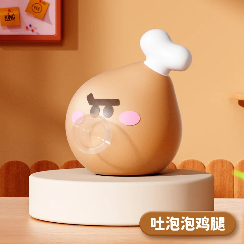 Cute Food Series Spitting Bubbles Squishy Squeeze Toys Anxiety Stress Relief Sensory Antistress Toys For Adults Kids Toys Gifts