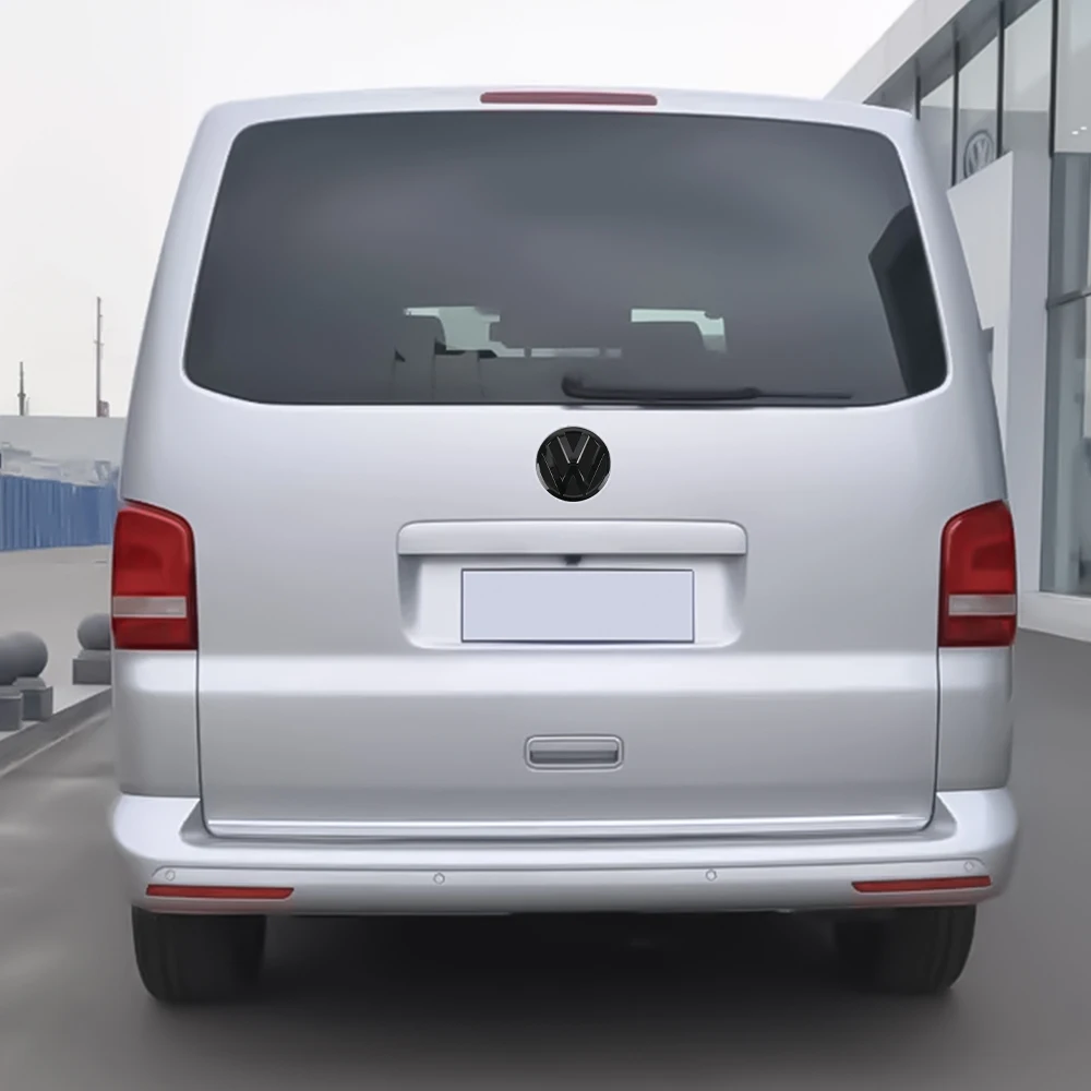 3D ABS Car Hood Front Bonnet Grill Rear Trunk Emblem Logo Badge Cover For Volkswagen VW Transporter T6 2020 2019 2018 2017 2016