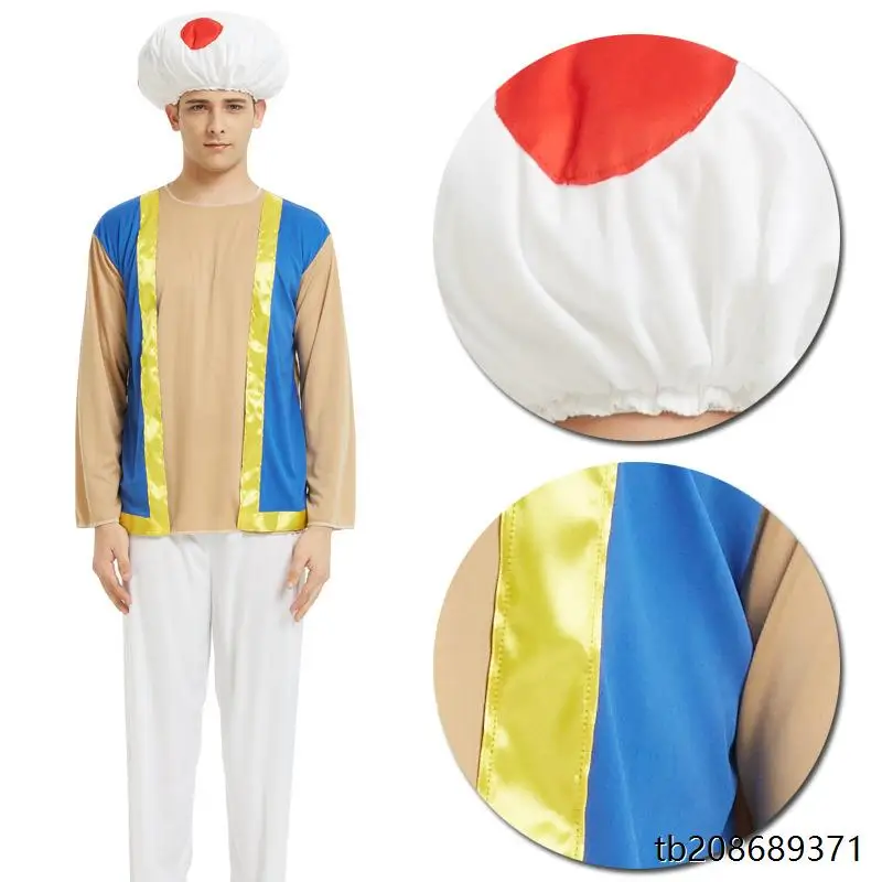 زي سوبر ماريو للهالوين، ملابس تنكرية للأنمي، طقم ماريو للرقص والأداء، زي تقليدي صيني للنساء #4