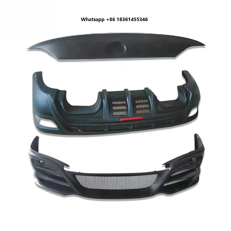 

FOR 2009-2012 Wald Front Lip Rear Lip Spoiler ABS Plastic Car Bumper Car Bodykit Auto Parts Diffuser