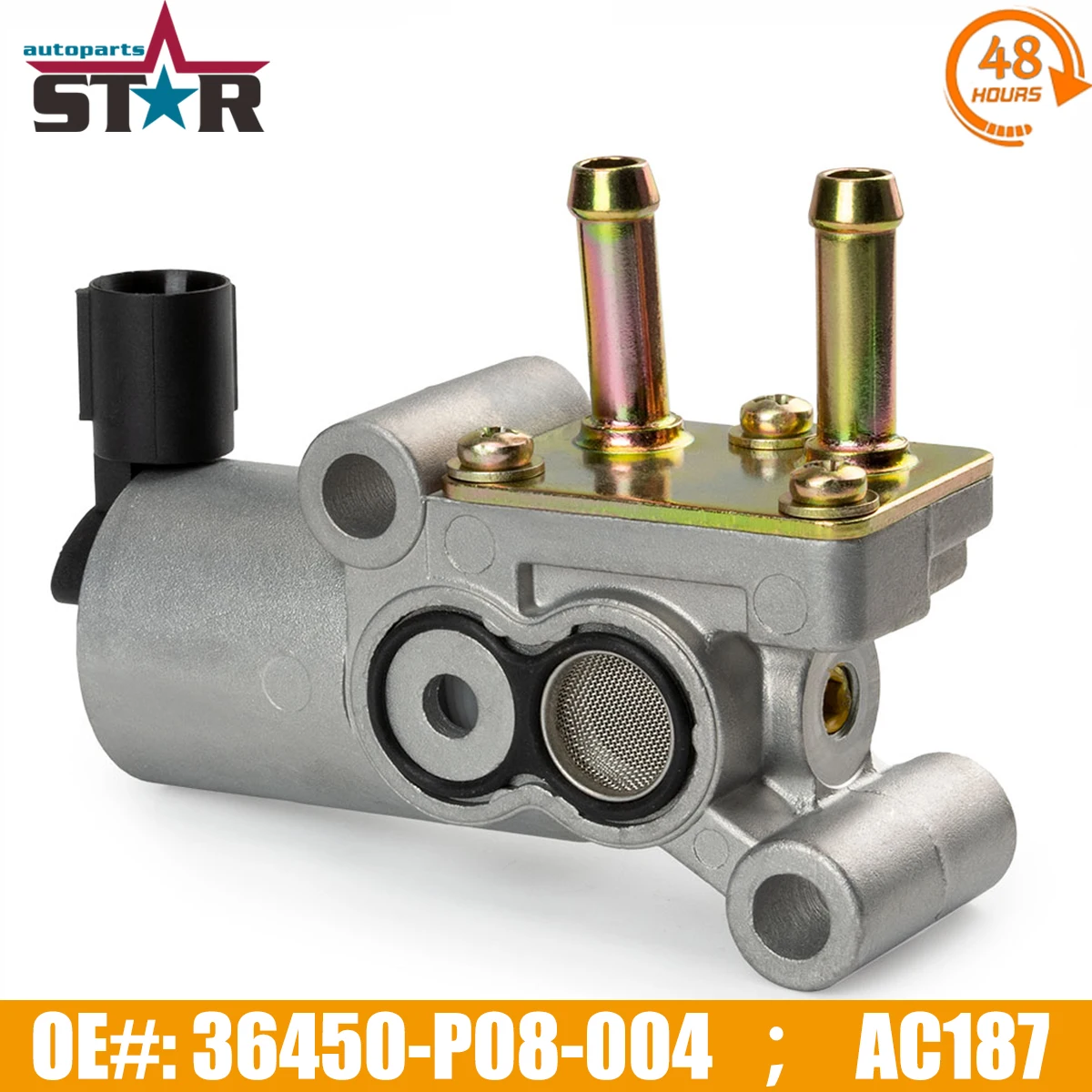 

Idle Speed Air Control Valve For Honda Civic 1.5L 1.6L CR-V 2.0L DEL SOL S DX LX 36450-P08-004 36450P08004 AC187 Car Accessories