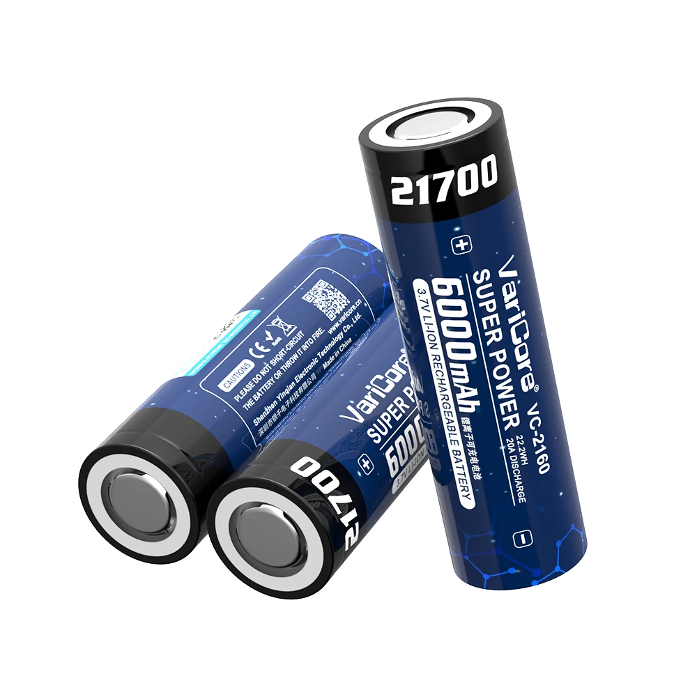 Liitokala-bateria recarregável do lítio-íon, 18500, 1600mah, 3.7 v, para a lanterna elétrica conduzida