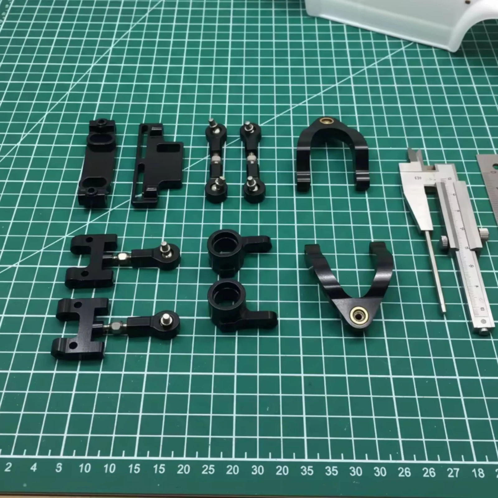 Chassis Support Arms Machined Steering Linkage Steering Cups Long-Lasting Hardware Compatible for RC Builders