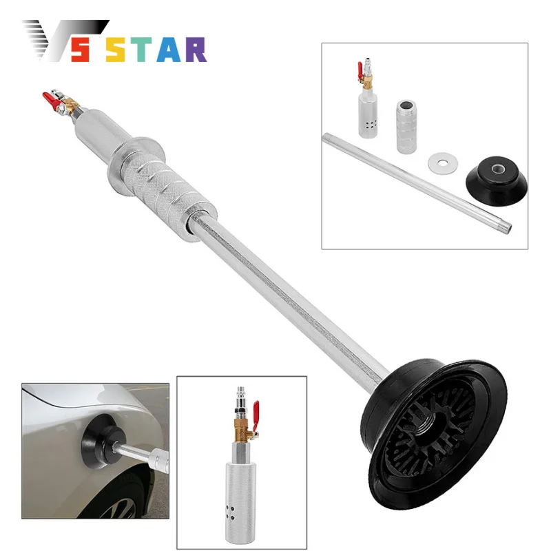 

Сталь + резина автомобильный воздушный пневматический съемник вмятин ремонт кузова присоска скользящий молоток инструмент серебристый