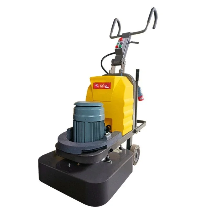 Epoxy floor dust-free frequency conversion grinder terrazzo floor curing floor cement concrete