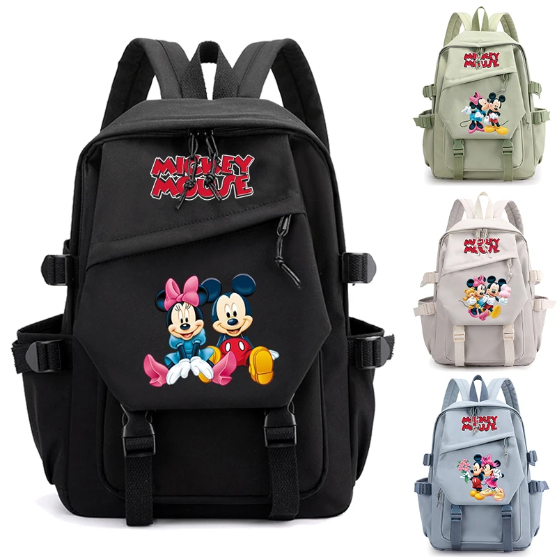 

3Pcs/set Disney Mickey Mouse Backpack for Boy Girl Back To School Backpack Teen Student Bookbag with Lunch Bag Kid Gift Rucksack