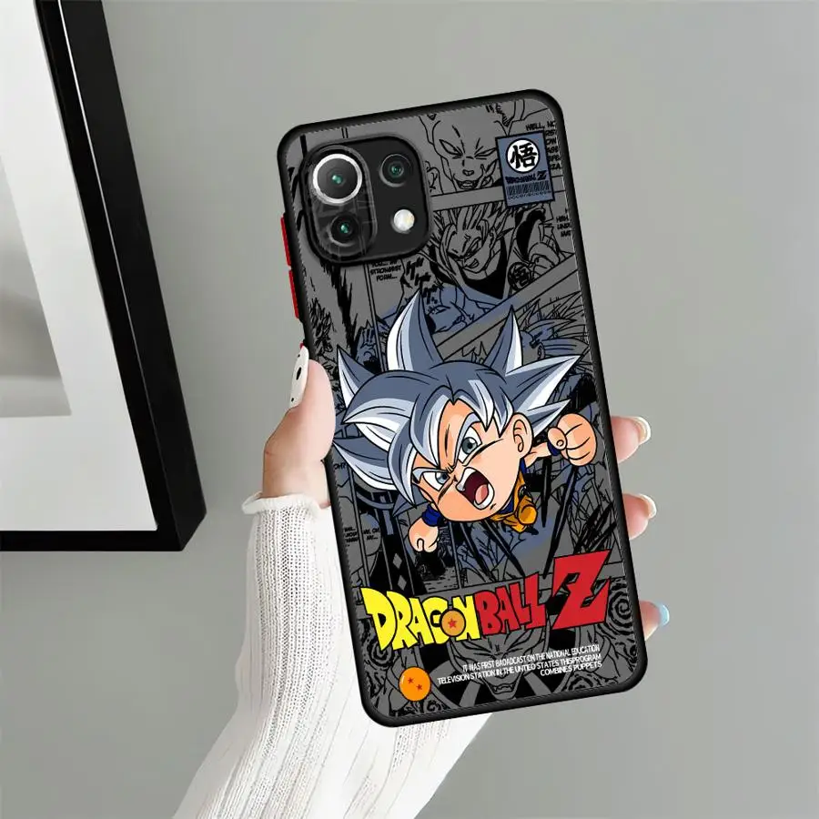 Custodia posteriore per telefono per Xiaomi Mi 12T 10T 13 11 Lite 12x 11T 14 13 Pro Dragon Ball Cartoon carino