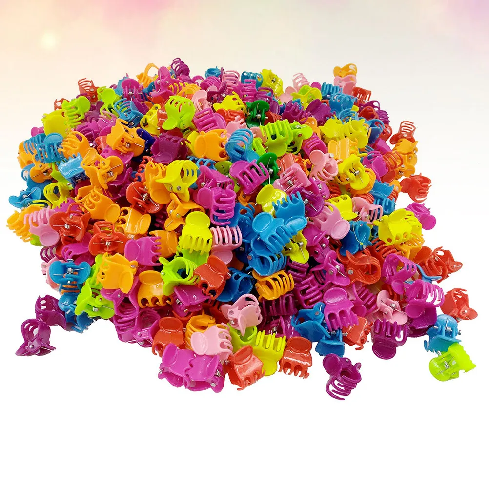 

100Pcs Baby Hair Clips Mini hand Ornaments Colorful Fashion Girls Barrettes Headwear Attract Attention Good Gift