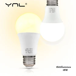 LED Bulb 3PCS Real 3W 6W 9W 12W 15W 18W  Lamps E27 Light Bulb 220V-240V Smart IC High Brightness Lampada LED Bombillas