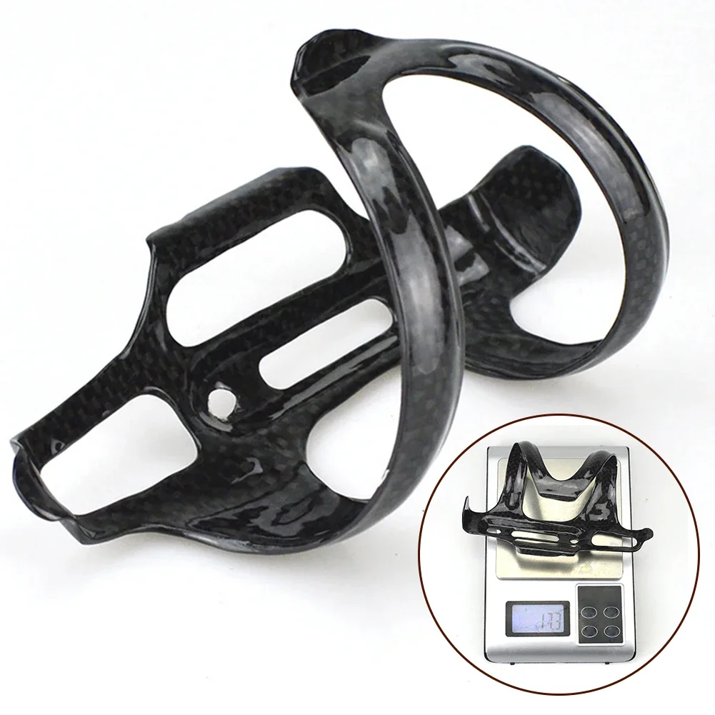 

Lightweight and Sturdy Carbon Fiber Bike Bottle Holder Right Side Opening Compatible with 72 74MM Diameter Kettles