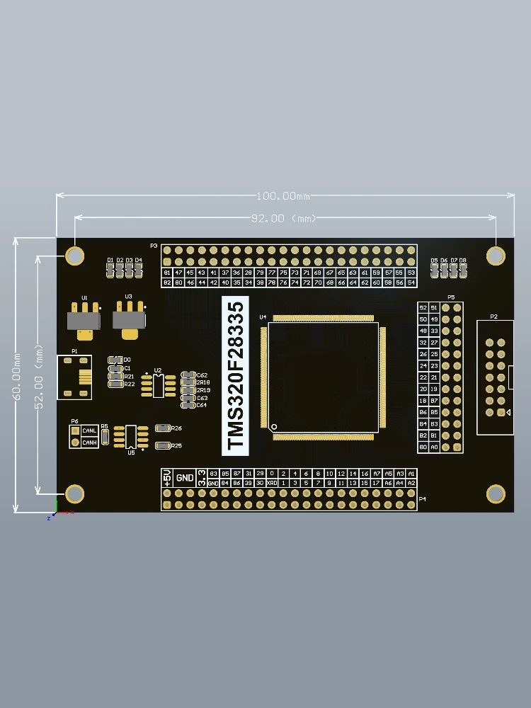 

TMS320F28335+AX58100 EtherCAT Servo Slave CIA402 SPI/EXMC Dual-mode