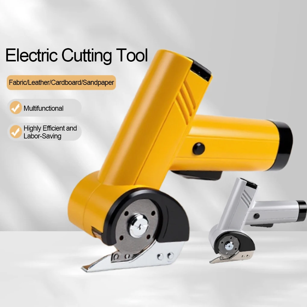

Rechargeable Cordless Electric Scissors Cardboard Cutter for Carpet Fabric Leather Four Speed Settings Fabric Cutting Machine